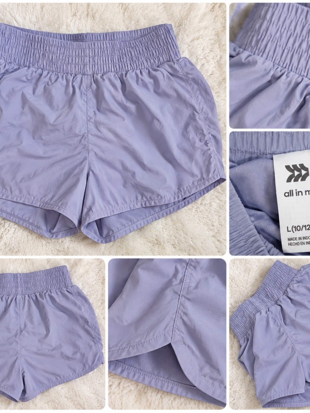 all in motion Lavender Athletic Shorts